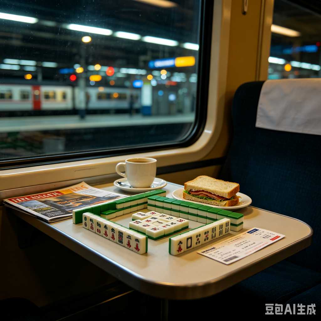 mahjong set with dice and chips