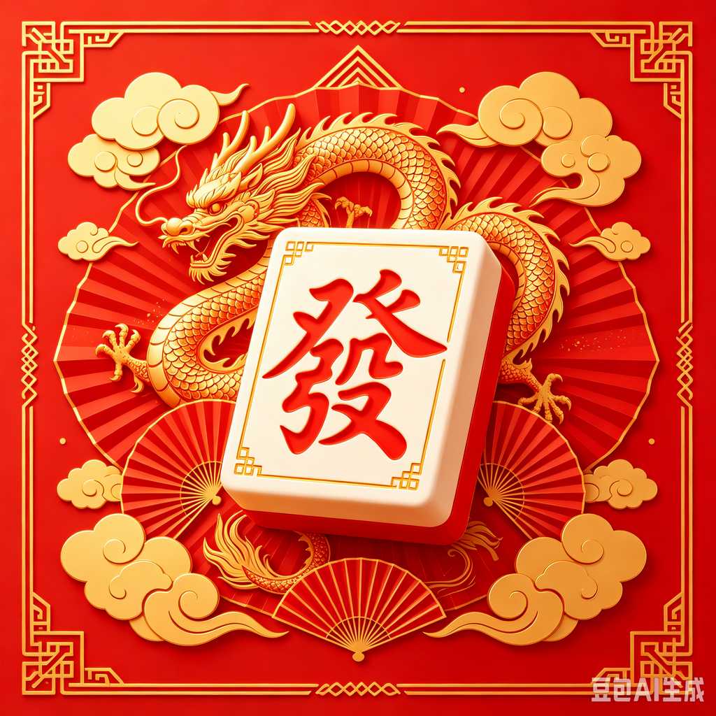 logo printed mahjong gift box