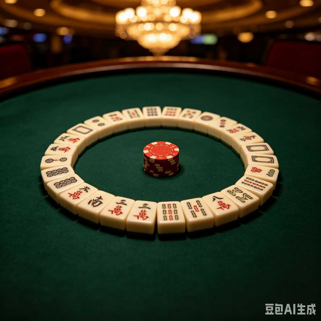 traditional oriental mahjong tiles