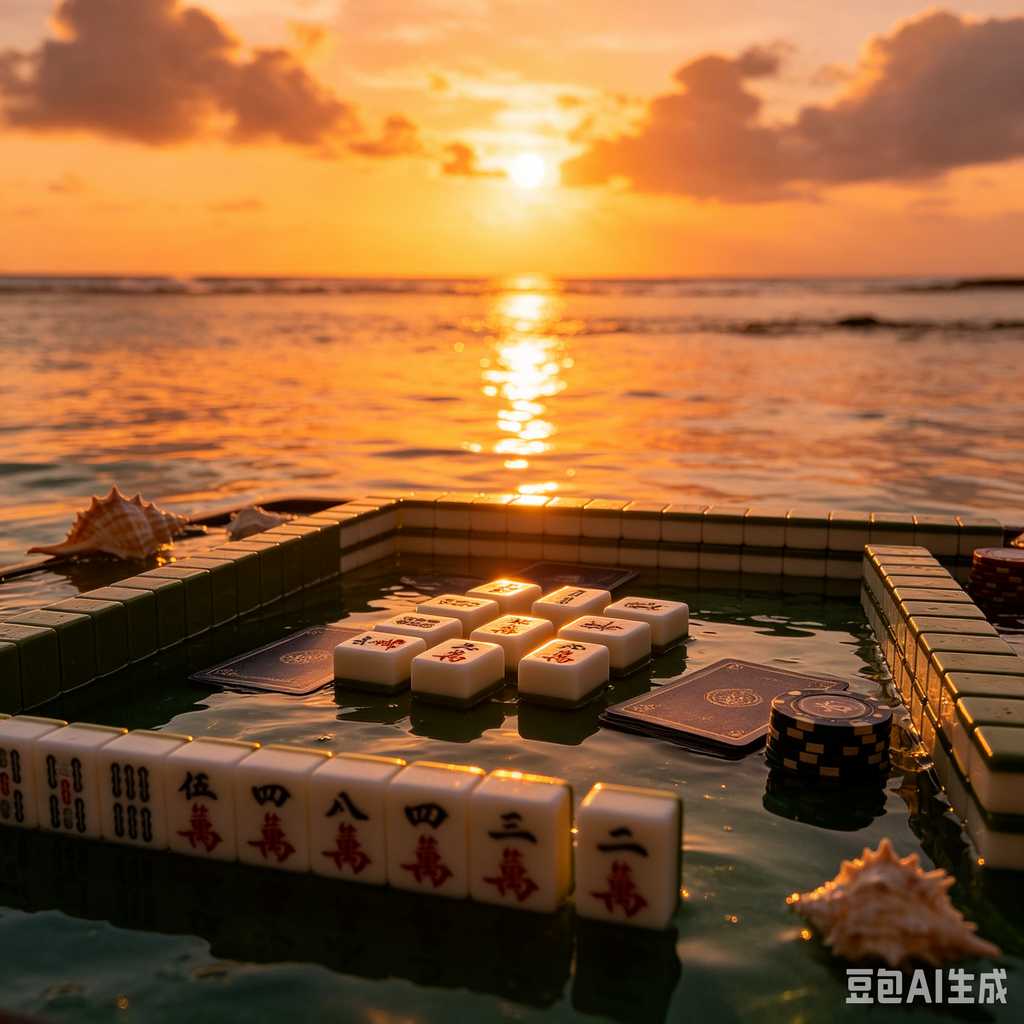 vivid color print mahjong set